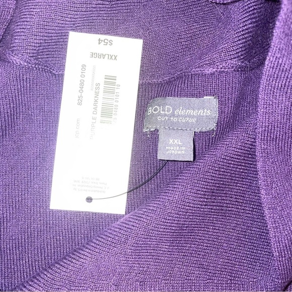 🔪PURPLE Cut-out Jumper - Picture 3 of 3